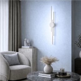 VenCore Stravon White 6093-20111 - Μοντέρνο Επιτοίχιο Φωτιστικό Απλίκα LED 60CM 12W Λευκό  (Thumb 4)