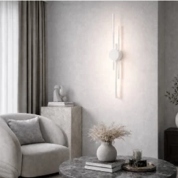 VenCore Stravon White 6093-20111 - Μοντέρνο Επιτοίχιο Φωτιστικό Απλίκα LED 60CM 12W Λευκό  (Thumb 5)