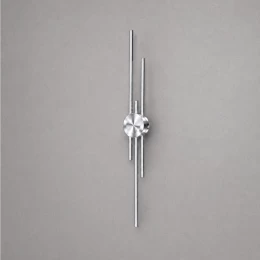 VenCore Stravon Silver 6093-20112 - Μοντέρνο Επιτοίχιο Φωτιστικό Απλίκα LED 60CM 12W Ασημί (Thumb 1)