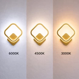 VenCore Elara Gold 6093-20012 - Μοντέρνο Επιτοίχιο Φωτιστικό Απλίκα LED 12W Χρυσό Αλουμίνι (Thumb 3)