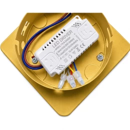 VenCore Elara Gold 6093-20012 - Μοντέρνο Επιτοίχιο Φωτιστικό Απλίκα LED 12W Χρυσό Αλουμίνι (Thumb 5)