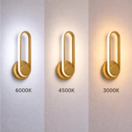 VenCore Solenne Gold 6093-20024 - Μοντέρνο Επιτοίχιο Φωτιστικό Απλίκα LED 12W Χρυσό Αλουμί (Thumb 3)