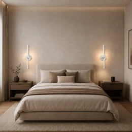VenCore Aureon White 6093-20147 - Μοντέρνο Επιτοίχιο Φωτιστικό Απλίκα LED 12W Λευκό Αλουμί (Thumb 2)