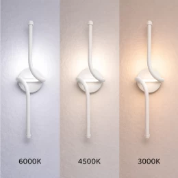 VenCore Aureon White 6093-20147 - Μοντέρνο Επιτοίχιο Φωτιστικό Απλίκα LED 12W Λευκό Αλουμί (Thumb 3)