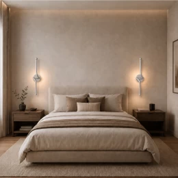 VenCore Aureon Silver 6093-20148 - Μοντέρνο Επιτοίχιο Φωτιστικό Απλίκα LED 12W Ασημί Αλουμ (Thumb 2)