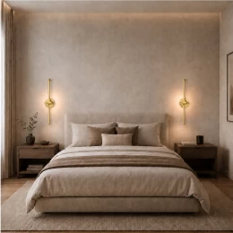 VenCore Aureon Gold 6093-20149 - Μοντέρνο Επιτοίχιο Φωτιστικό Απλίκα LED 12W Χρυσό Αλουμίν (Thumb 2)