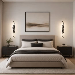 VenCore Zevora Black 6093-20134 - Μοντέρνο Επιτοίχιο Φωτιστικό Απλίκα LED 12W Μαύρο Αλουμί (Thumb 2)