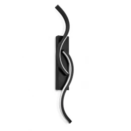 VenCore Zevora Black 6093-20134 - Μοντέρνο Επιτοίχιο Φωτιστικό Απλίκα LED 12W Μαύρο Αλουμί (Thumb 4)