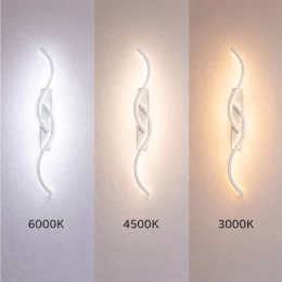 VenCore Zevora White 6093-20135 - Μοντέρνο Επιτοίχιο Φωτιστικό Απλίκα LED 12W Λευκό Αλουμί (Thumb 3)
