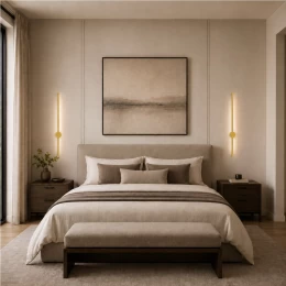 VenCore Serenor Gold 6093-20129 - Μοντέρνο Επιτοίχιο Φωτιστικό Απλίκα LED 7W Χρυσό Αλουμίν (Thumb 2)