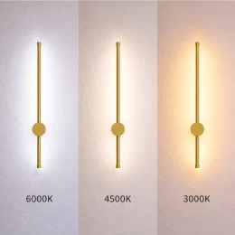 VenCore Serenor Gold 6093-20129 - Μοντέρνο Επιτοίχιο Φωτιστικό Απλίκα LED 7W Χρυσό Αλουμίν (Thumb 3)