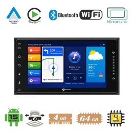VenCore 3236-10004 - Android 15 Multimedia για Toyota ALL 7 inches Deck 200mm 4GB/64GB με  (Thumb 1)