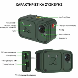  Sectec ST-PC05 4G Κάμερα με Κολάρο για Κατοικίδια με GPS, SIM, AI Tracking και Αμφίδρομη  (Thumb 4)