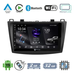 VenCore 3236-10005-0228B - Οθόνη Multimedia Android 15 9 PX5S Octa-Core 2GB/32GB IPS με Πρ (Thumb 1)
