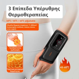  iKeepFit WB01 Θερμαινόμενη Συσκευή Μασάζ Καρπού για Τενοντίτιδα & Καρπιαίο Σωλήνα (9 Mode (Thumb 5)