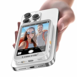  Lemorele R600 Pro Ασύρματη Οθόνη Selfie με Μαγνητική Στήριξη MagSafe (WiFi & Bluetooth) W (Thumb 2)
