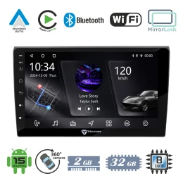 VenCore 3236-10005-0724B - Οθόνη Multimedia Android 15 9 PX5S Octa-Core 2GB/32GB IPS με Πρ (Thumb 1)