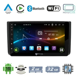 VenCore 3236-10007-0725B - Οθόνη Multimedia Android 15 9 9109A MTK6762 Octa-Core 2GB/32GB  (Thumb 1)