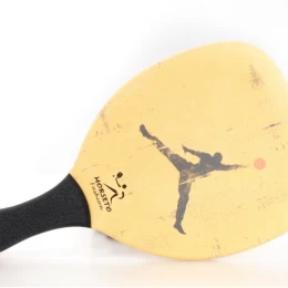 ΡΑΚΕΤΑ ΠΑΡΑΛΙΑΣ MORSETO FASHION AIR JORDAN VINTAGE ΜΕ ΜΑΥΡΗ ΙΣΙΑ ΛΑΒΗ (Thumb 1)