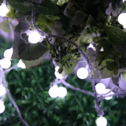 ΧΡΙΣΤΟΥΓΕΝΝΙΑΤΙΚΑ ΛΑΜΠΑΚΙΑ LED 20 ΤΕΜΑΧΙΩΝ ΣΤΡΟΓΓΥΛΑ ΜΕ 8 ΔΙΑΦΟΡΕΤΙΚΑ ΠΡΟΓΡΑΜΜΑΤΑ ΜΠΛΕ ΦΩΤ (Thumb 3)
