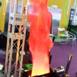 επαγγελματικό διακοσμητικό φωτιστικό με εφέ φλόγας