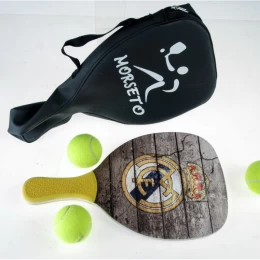 ΡΑΚΕΤΑ ΠΑΡΑΛΙΑΣ MORSETO FASHION FC REAL MADRIT με Κίτρινη Ίσια Λαβή  (Thumb 2)
