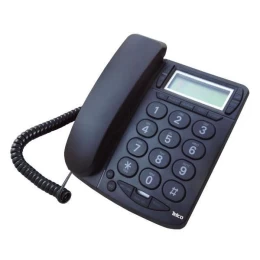 ΕΠΙΤΡΑΠΕΖΙΟ ΤΗΛΕΦΩΝΟ CALLER ID TELCO TM-PA036 ΜΑΥΡΟ (Thumb 1)