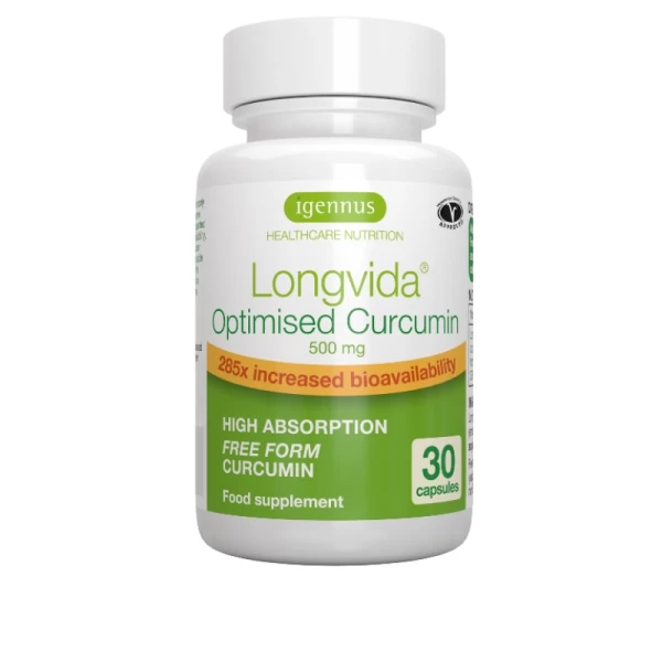 Συμπλήρωμα διατροφής Longvida Optimised Curcumin 500 mg | 30 capsules igennus (Preview 1)