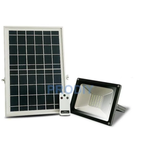 Ηλιακός προβολέας 50w IP 65 με Πάνελ 22w και τηλεχειριστήριο - Πανίσχυρος με 96 smd Led OE