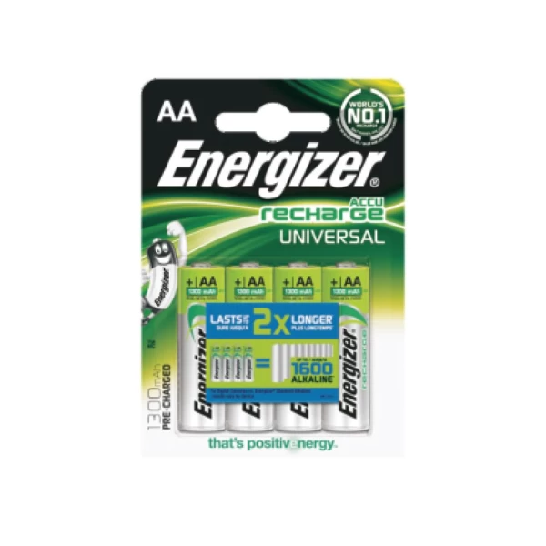Επαναφορτιζόμενες μπαταρίες σε blister AA/1300mAh Energizer (Preview 1)