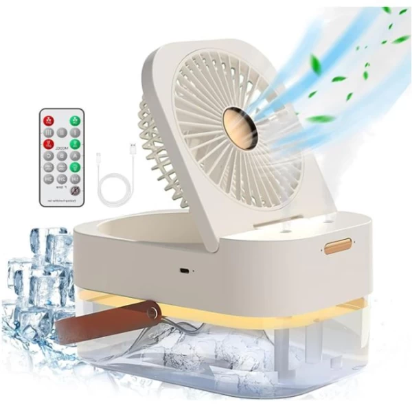 Φορητό Air Cooler - Mini Air Condition Υγραντήρας δροσίζει με τεχνολογία εξάτμισης + Συσκε