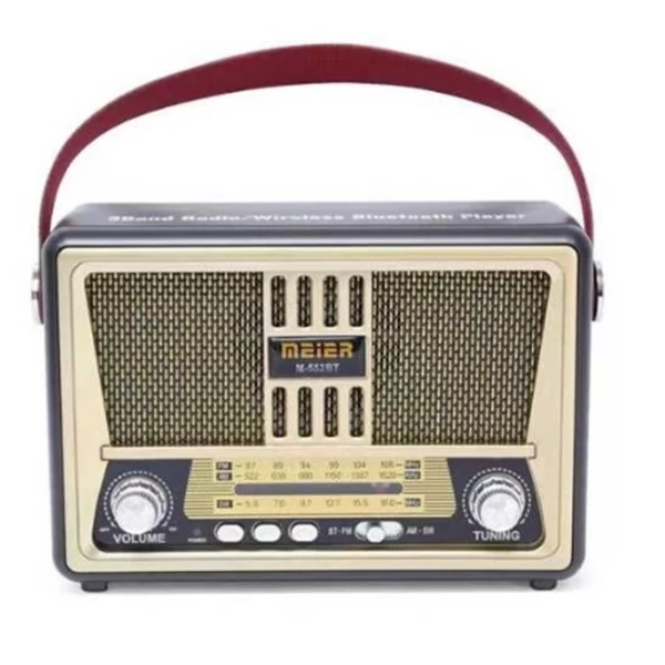 10 Επαναφορτιζόμενο ραδιόφωνο Retro με Bluetooth (Preview 1)
