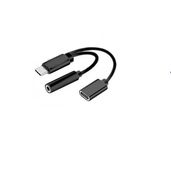 Μετατροπέας Type C male σε 3.5mm jack / Type C female (Preview 1)