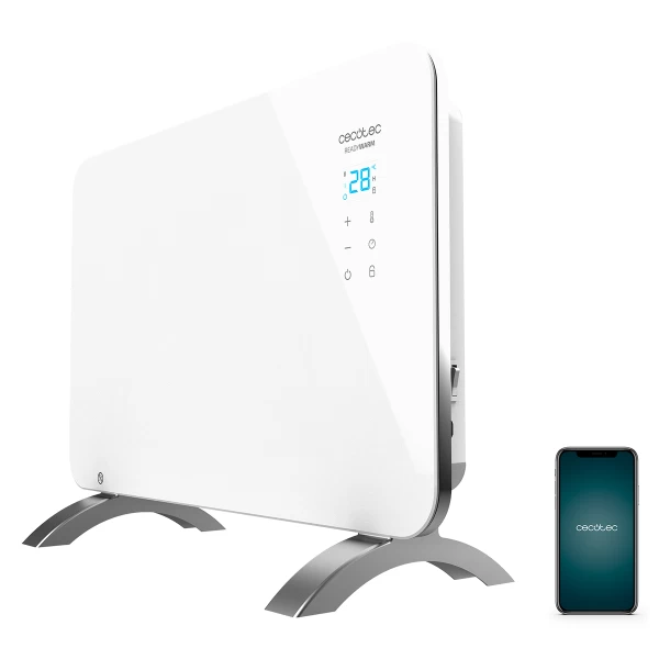 READY WARM 6650 CRYSTAL CONNECTION CEC-05318 Θερμοπομπός 1000W επιδαπέδιος με Θερμοστάτη. 