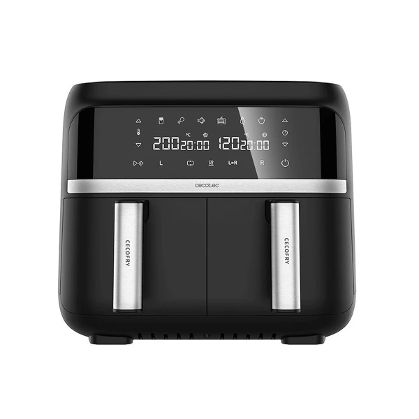 Cecofry Advance Double CEC-04338 Ψηφιακή Φριτέζα Αέρος (Air Fryer) Με Διπλό Αποσπώμενο Κάδ