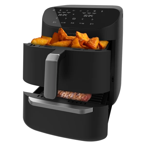 CECOFRY FOOD COURT 11000 CONNECTED CEC-03282 Ψηφιακή Φριτέζα Αέρος 1850W με Κάδο 11Lt και 