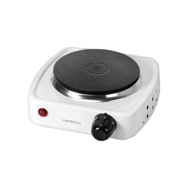Ηλεκτρική εστία μονή 500W με διάμετρο 10,5cm 619902 DICTRO LUX λευκή (Preview 1)