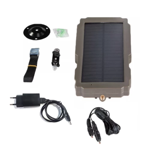  Suntek SP-08 Ηλιακό Πάνελ Φόρτισης/Power Bank Solar Panel Dual Output 6V/12V (Preview 1)