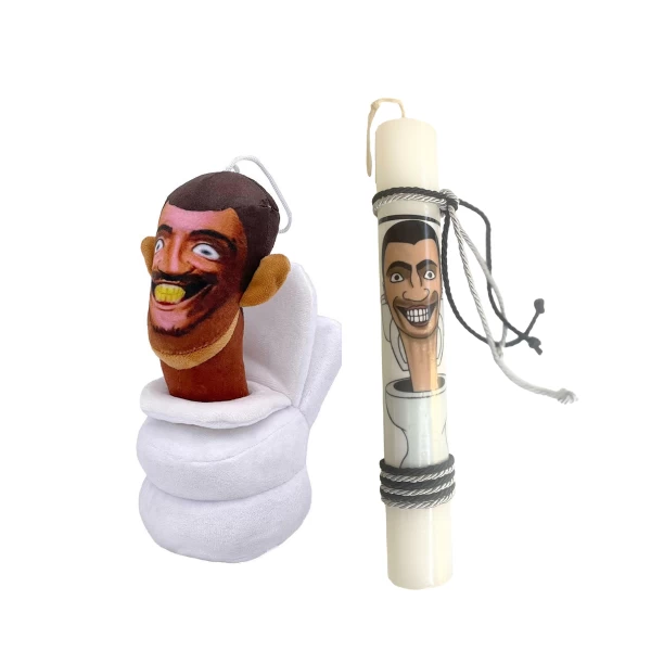  Παιχνιδολαμπάδα Skibidi Toilet ΣΕΤ 25x3cm (Preview 1)