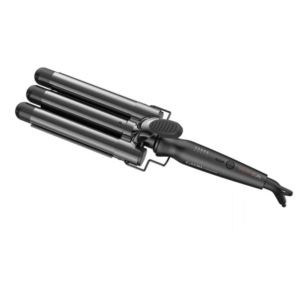 SALON CURL TRIFERRO Επαγγελματικό Τριπλό Ψαλίδι Μαλλιών 25 mm για μπούκλες με Πλάκες Τιταν
