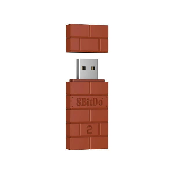  8BitDo Wireless USB Adapter 2 83DC (Windows/macOS/PS5/Switch/Android TV/Rapsberry/XBOX On