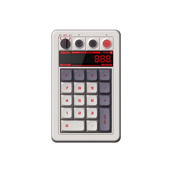  8BitDo Retro 18 Mechanical Numpad 2.4G/USB/Bluetooth (PBT Keycaps/Hot-Swappable/Mechanica