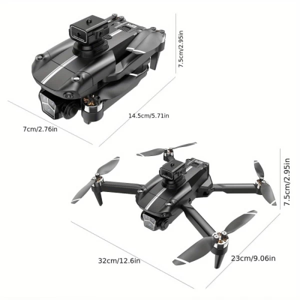  Toysky S182GPS Drone 4K Κάμερα με χειριστήριο με Οθόνη 4,5 (Preview 1)
