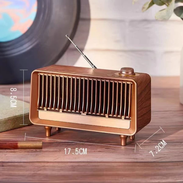  Old Street Audio AS25 Old-school Ασύρματο Ηχείο Ξύλινο (10W/Μπαταρία 1800mAh/Bluetooth 5.