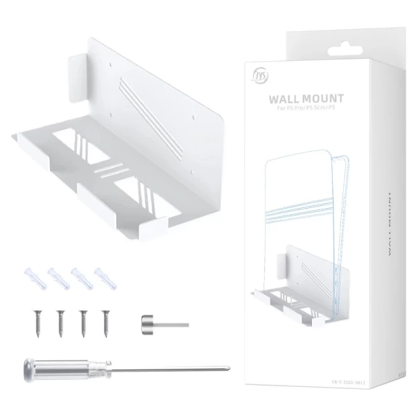  JYS P5226 Βάση Τοίχου για PS5 / PS5 Slim / PS5 Pro – Universal Wall Mount Console Stand Λ