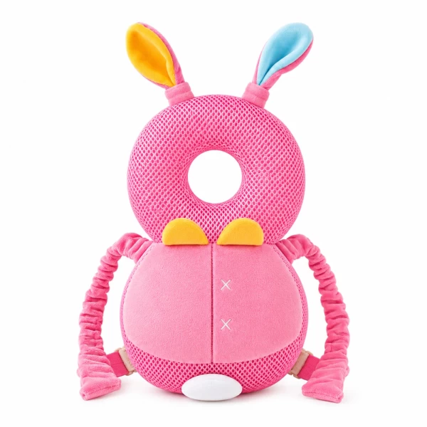  Giggles and Co. Προστατευτικό Μαξιλάρι Κεφαλιού Μωρού Pink Bunny Mesh (5 έως 48 μηνών) (P