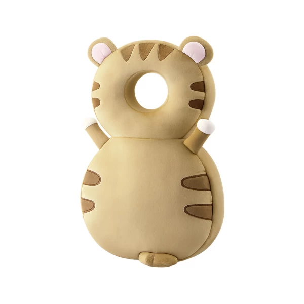  Giggles and Co. Προστατευτικό Μαξιλάρι Κεφαλιού Μωρού Brown Tiger Velvet (5 έως 48 μηνών)