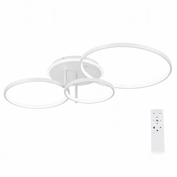VenCore Elora White 7741-20029 - Μοντέρνο Φωτιστικό Οροφής Πλαφονιέρα LED 100W Λευκό Αλουμ