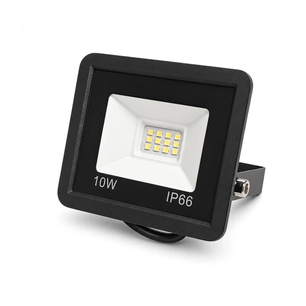 VenCore 9010-50001 - Floodlight LED 10W 120° 185-265V CW - Προβολέας LED Slim Series VenCo