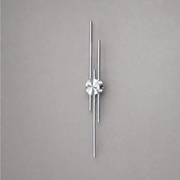 VenCore Stravon Silver 6093-20112 - Μοντέρνο Επιτοίχιο Φωτιστικό Απλίκα LED 60CM 12W Ασημί